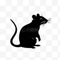 老鼠图片_老鼠的剪影