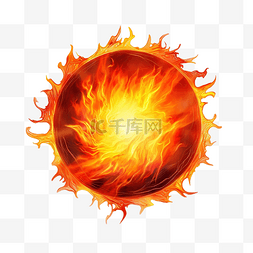 橙光按钮图片_太阳和火