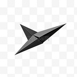 折纸飞机图片_纸飞机 黑色 和 白色