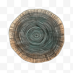 樹環插圖