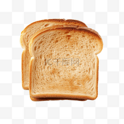 脆面包片图片_用于吐司或三明治的烤小麦面包