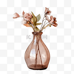 经典色图片_美观的大玻璃花瓶，经典波西米亚