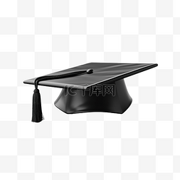 对生活的向往图片_3d 渲染毕业帽隔离对教育学习知识