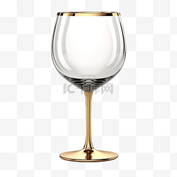 金色酒杯图片_金色金属酒杯轮廓