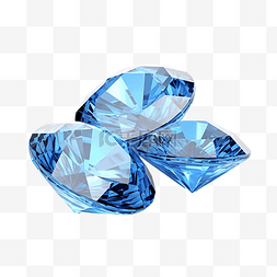 蓝色宝石奢华