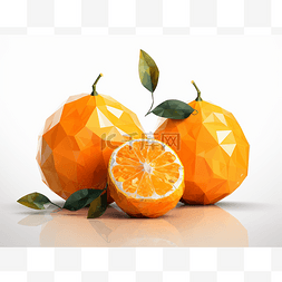 柑橘类水果被分成两半
