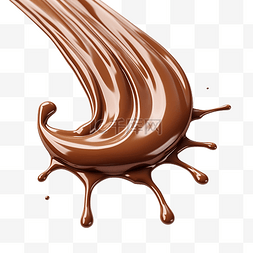 滴巧克力图片_融化的巧克力釉