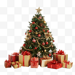 包装实际图片_圣诞树和圣诞礼物