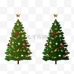 工作照免抠图片_找出两张圣诞树图片之间的三个不