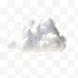 多云的阴天图片_3d 渲染云与孤立的太阳
