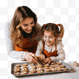 老人用餐图片_快乐的妈妈和小宝宝在家里厨房做