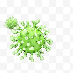 细菌的 3d 插图