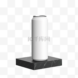 铝罐饮料图片_讲台上的苏打水罐装瓶样机
