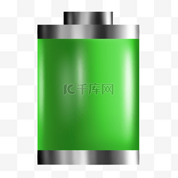 绿色的电池图片_绿色满电电池电量
