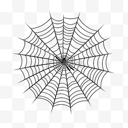 黑线人物图片_万圣节黑线艺术蜘蛛网用于设计和