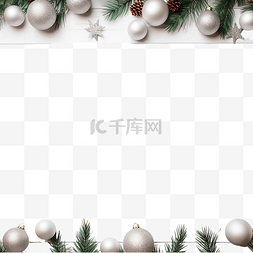 圣诞白色木质图案表面，配有圣诞