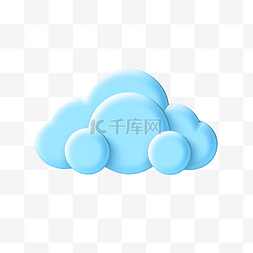 按钮按钮图片_简单的云元素
