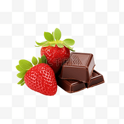 巧克力里的草莓