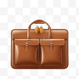 棕色的手提箱图片_棕色隔离的教师包