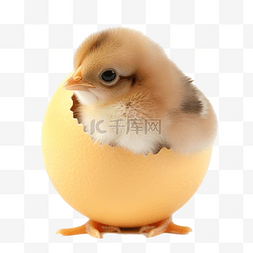 鸡蛋里可爱的小鸡