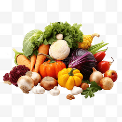 戴厨师帽的鸡图片_季节性维生素有用蔬菜秋季作物秋