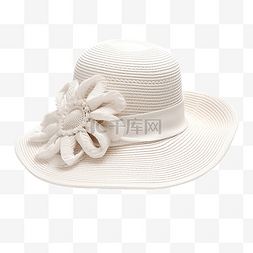 美丽的帽子白色