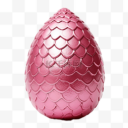 抽象蛋图片_粉色金属龙蛋