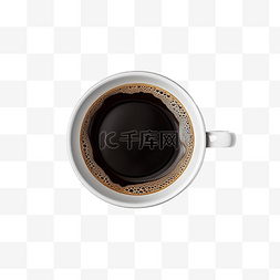 白咖啡杯子图片_白咖啡杯中的黑咖啡