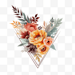 箭头和花朵颜色png插图