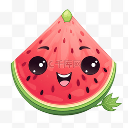 可爱水果西瓜卡通png