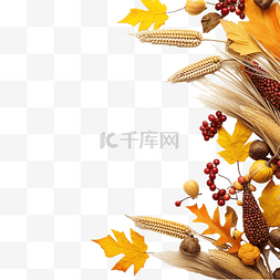 秋天和感恩节概念 秋天自然概念