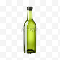 绿色水晶图片_绿色的酒饮料瓶