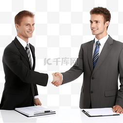 一起握手图片_成功的商业协议