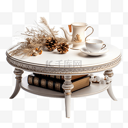豪华家庭图片_装饰咖啡桌