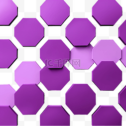 紫色六边形背景模板