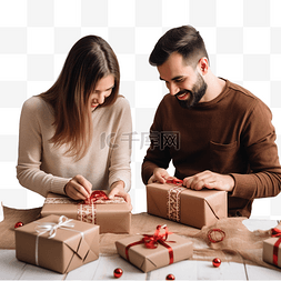 家纺被子包装图片_夫妇包装圣诞礼物