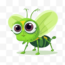 可爱的昆虫剪贴画 可爱的卡通 bug 