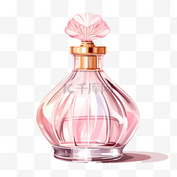 香水瓶玻璃瓶用于香水和香水矢量
