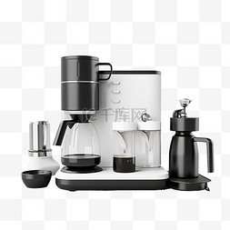 咖啡滴图片_自动咖啡机工具实用程序