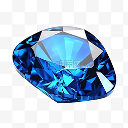 蓝色宝石奢华