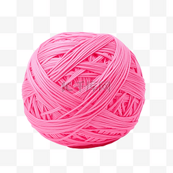针织涂鸦图片_用于针织的有趣的粉色线球