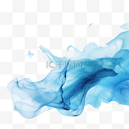 冰蓝色的火图片_抽象蓝色柔和的透明背景上传播