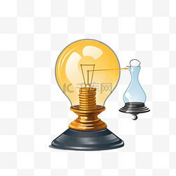 主意电灯泡图片_比较价值说明的思想概念的价值