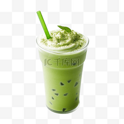 绿色抹茶饮料