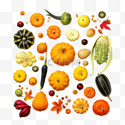 红橙背景图片_秋季作文感恩节概念很多食物水果