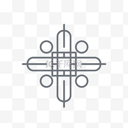 优雅的十字架设计 向量