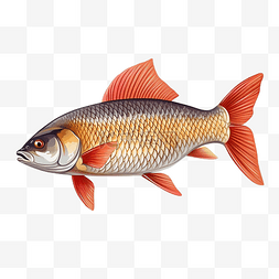 魚图片_鲤鱼鱼 PNG 插图