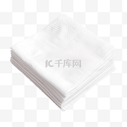 白色毛巾毛巾图片_纸巾纸
