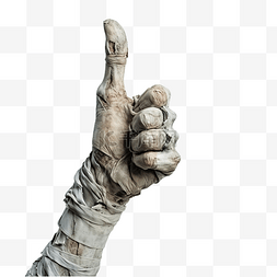 拇指向上手势图片_僵尸手做出喜欢或认可的手势