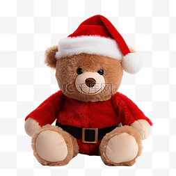 圣诞老人手工图片_手工制作可爱的泰迪熊圣诞老人